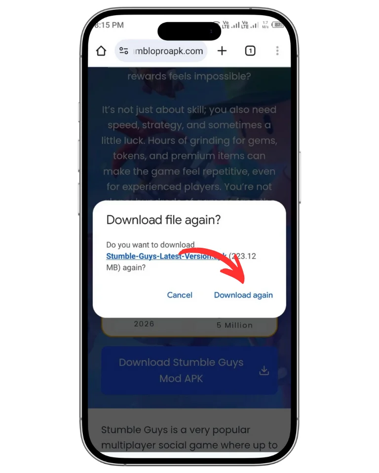Download again