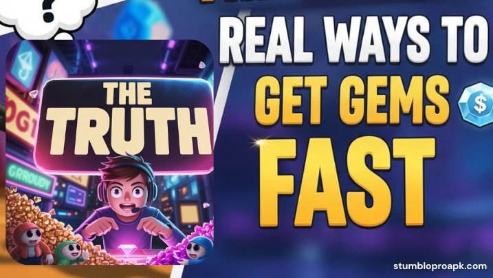Real Ways To Collect Gems In Stumble Guys Feature Image