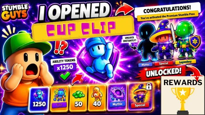 Event Reward Stumble Guys Cup Clip