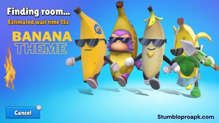Stumble Guys Banana theme