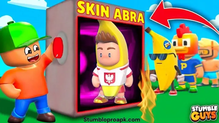 Stumble Guys Mod Apk Abra Skin feature Image