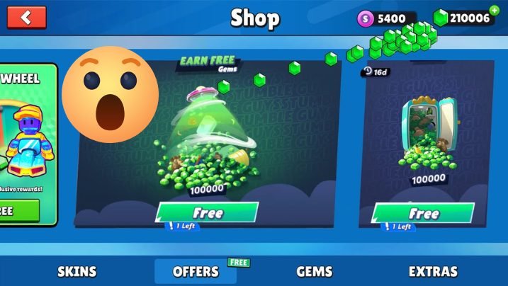 Stumble Guys Hot Drops Summer 2026 Coming Soon: Rewards, Free Gems, Dates & Full Event Guide 6 Stumble Guys free gems reward event showing gem giveaways, bonus rewards, social challenges, and Hot Drops Summer 2026 event prizes.
