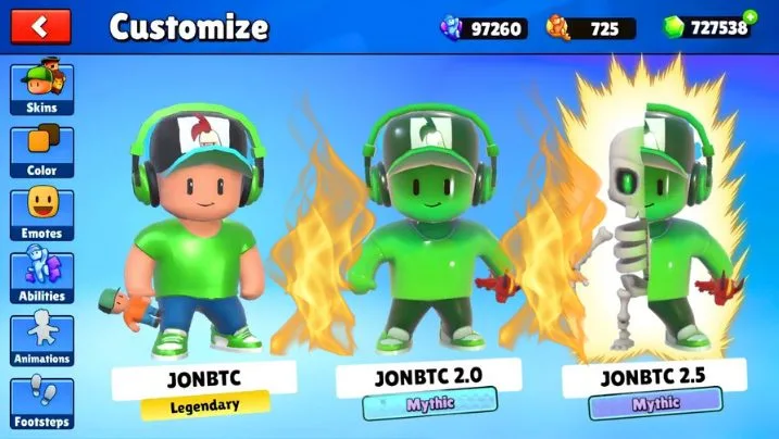 Stumble Guys Jonbtc 2.0 Settings