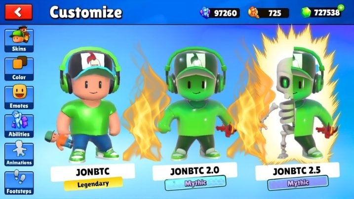 Stumble Guys Jonbtc 2.0 Event: Split Reality Skin, Rewards, Tips & Full Creator Guide 5 Stumble Guys Jonbtc 2.0 Settings