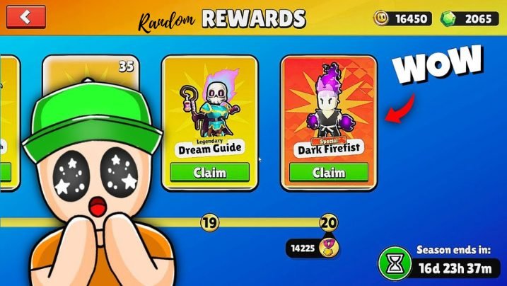 Stumble Guys Hot Drops Summer 2026 Coming Soon: Rewards, Free Gems, Dates & Full Event Guide 5 Stumble Guys random reward mechanics showing mystery rewards, task-based unlocks, participation bonuses, and event prize distribution.